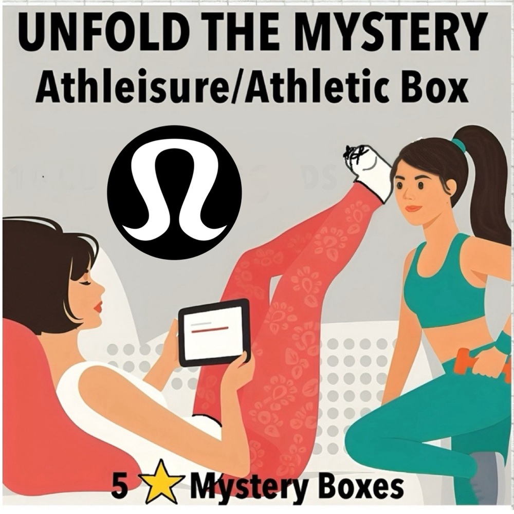 5 ⭐️ Rated Athleisure Athletic Mystery Box 5 Items Popular Quality Brands